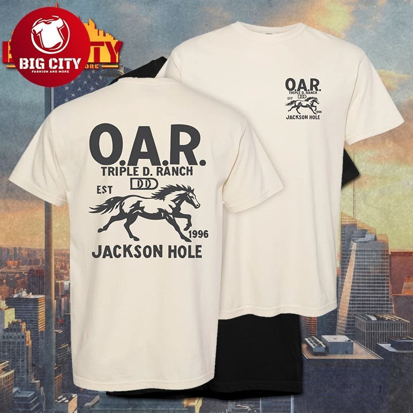 Oar Jackson Hole Two Sided - Adult & Kids T-Shirts, Sweatshirts & Hoodies apparel design preview 1
