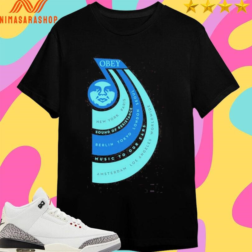 Obey Sounds Of Resistance - Adult & Kids T-Shirts, Sweatshirts & Hoodies apparel design preview 1