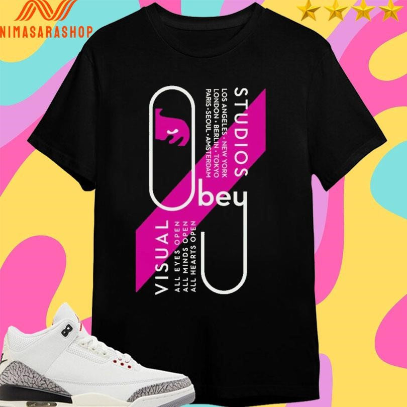Obey Visual Studios - Adult & Kids T-Shirts, Sweatshirts & Hoodies apparel design preview 1