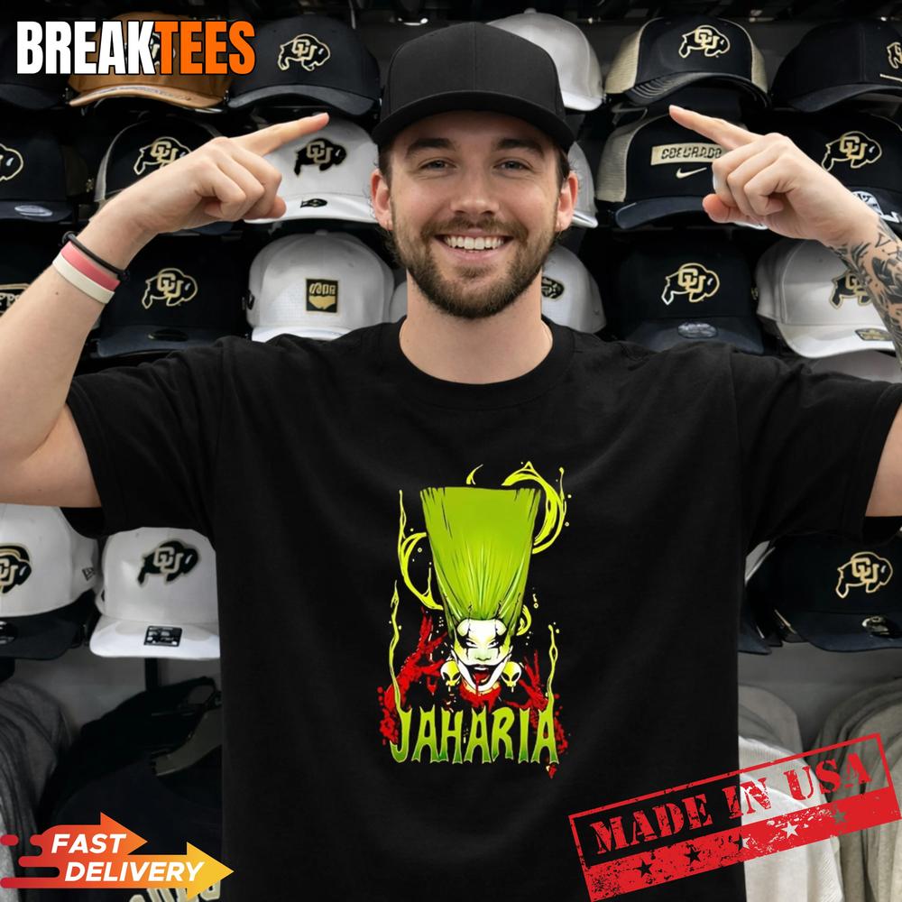 Obsessed Jaharia horror face graphic - Adult & Kids T-Shirts, Sweatshirts & Hoodies apparel design preview 1