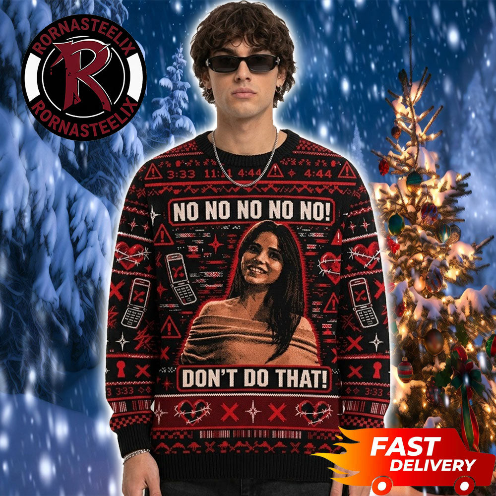 Obsession Nikki No Don’t Do That Creepy Face Obsession Ugly Christmas Sweater - Gift Idea product image