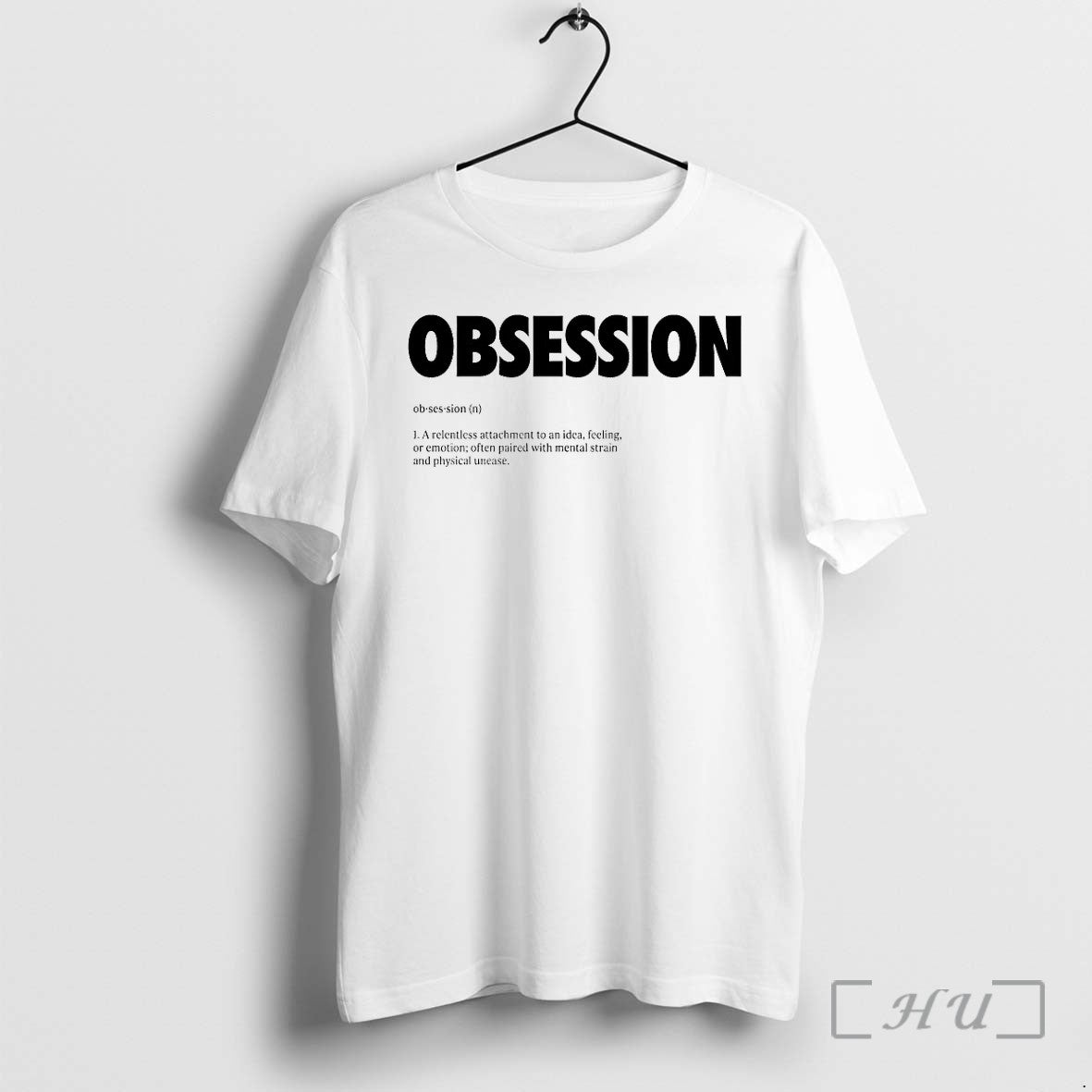 Obsession Definition Minimalist Dictionary Sweater - Adult & Kids T-Shirts, Sweatshirts & Hoodies apparel design preview 1