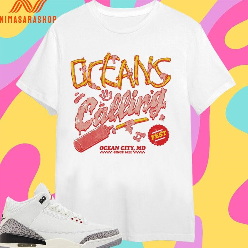 Oceans Calling Fest Ocean City Md Since 2022 - Adult & Kids T-Shirts, Sweatshirts & Hoodies apparel design preview 1