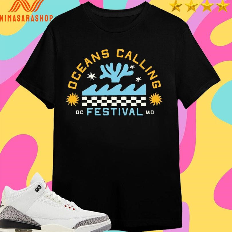 Oceans Calling Festival Ocmd - Adult & Kids T-Shirts, Sweatshirts & Hoodies apparel design preview 1