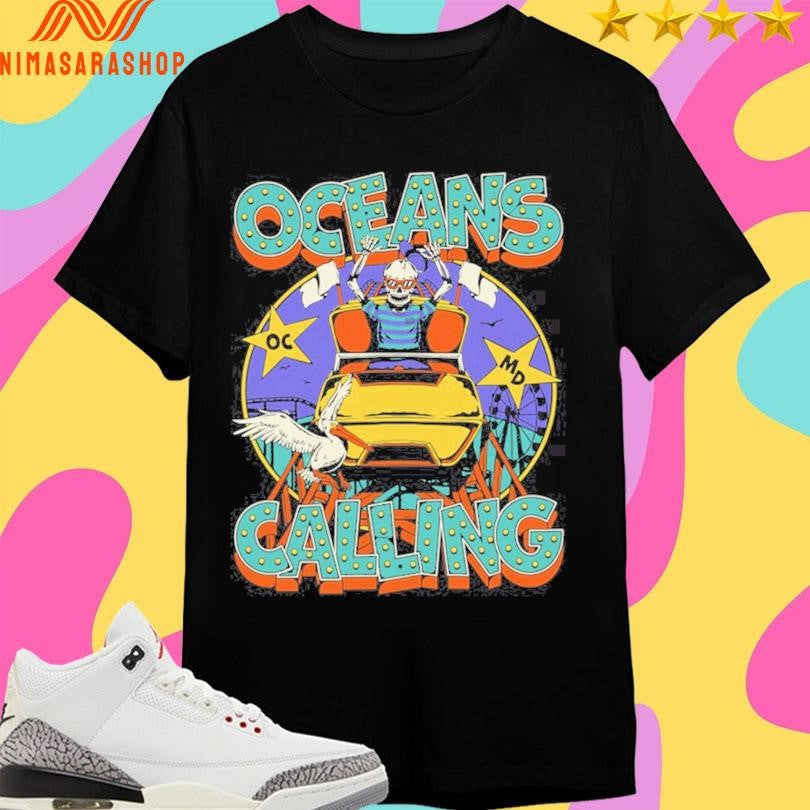 Oceans Calling Rollercoaster - Adult & Kids T-Shirts, Sweatshirts & Hoodies apparel design preview 1