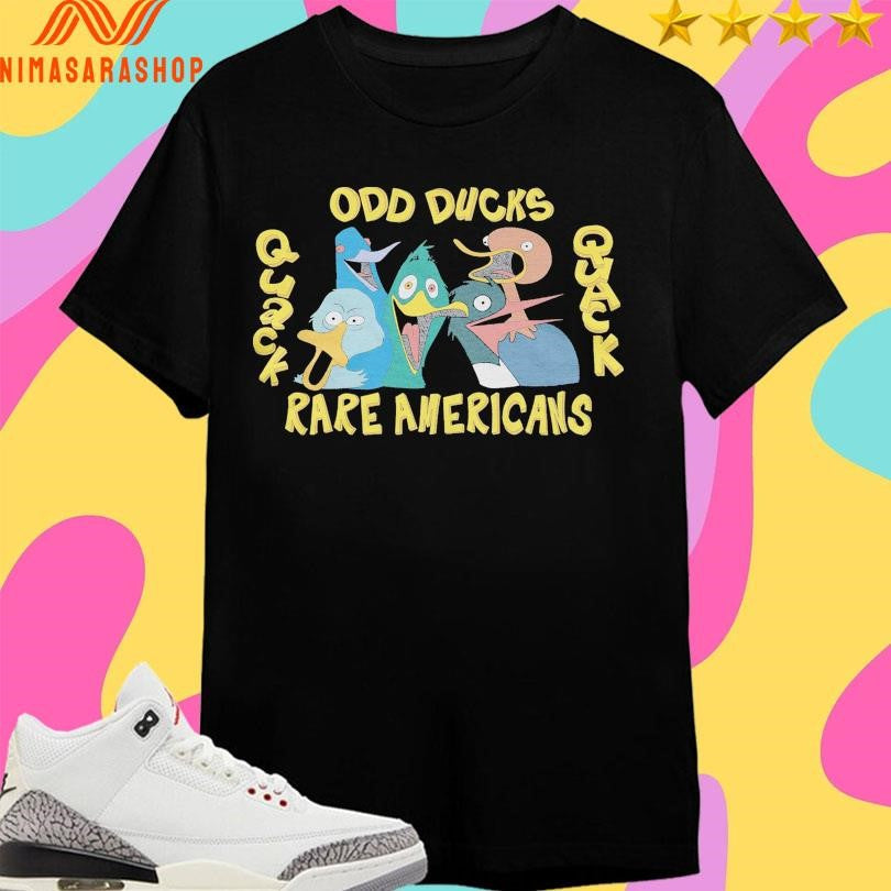 Odd Ducks Quack Rare Americans - Adult & Kids T-Shirts, Sweatshirts & Hoodies apparel design preview 1