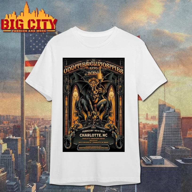 Oddities Curiosities Expo Feb 14th 15th 2026 Poster - Adult & Kids T-Shirts, Sweatshirts & Hoodies apparel design preview 1
