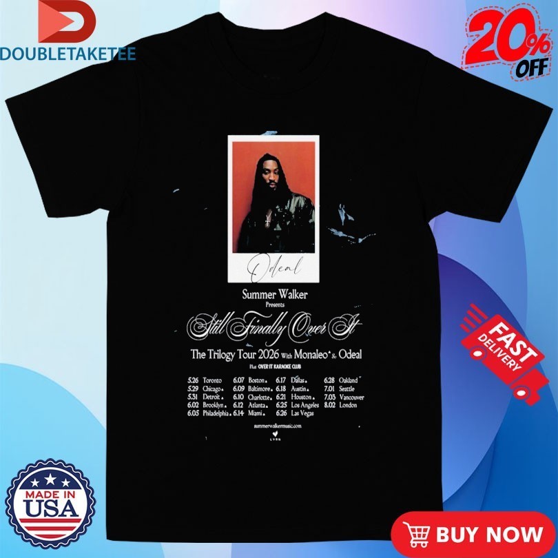 Odeal Still Finally Over At The Trilogy Tour 2026 - Adult & Kids T-Shirts, Sweatshirts & Hoodies apparel design preview 1