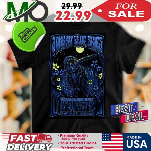 05 17 2025 Sturgill Simpson aka Johnny Blue Skies - Adult & Kids T-Shirts, Sweatshirts & Hoodies apparel design preview 1