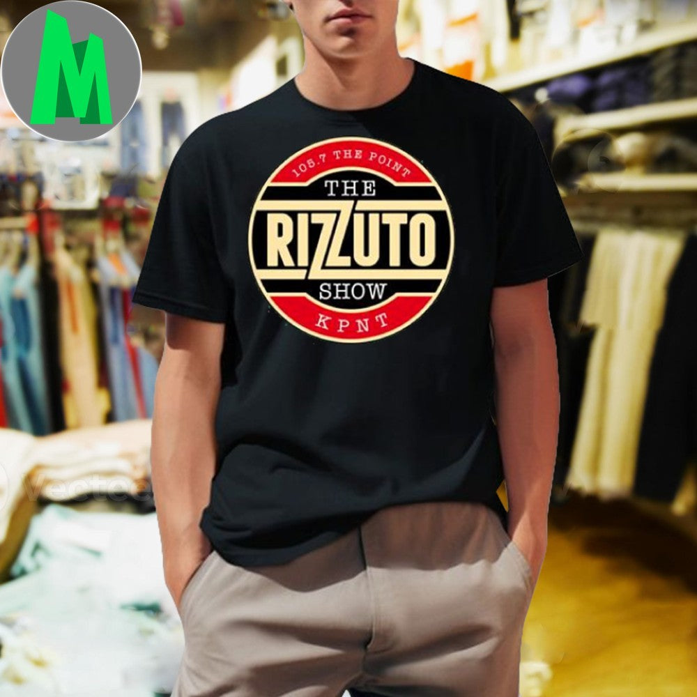 105.7 The Point Kpnt Rizzuto Show - Adult & Kids T-Shirts, Sweatshirts & Hoodies apparel design preview 1