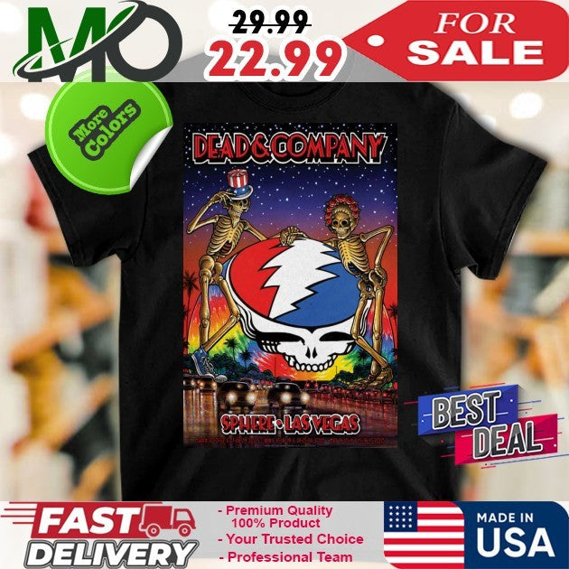 2025 Dead and CO Live At Sphere. Las Vegas, NV Poster - Adult & Kids T-Shirts, Sweatshirts & Hoodies apparel design preview 1