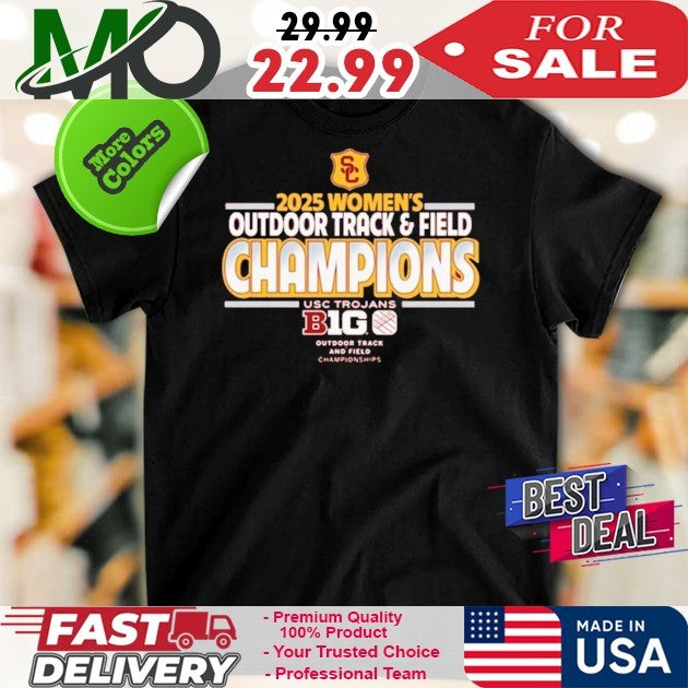 2025 Women's Outdoor Track And Field Champions Usc - Adult & Kids T-Shirts, Sweatshirts & Hoodies apparel design preview 1