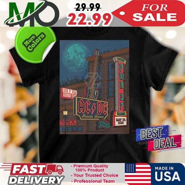 AC DC PWR Tour North American May 20 2025 Poster - Adult & Kids T-Shirts, Sweatshirts & Hoodies apparel design preview 1