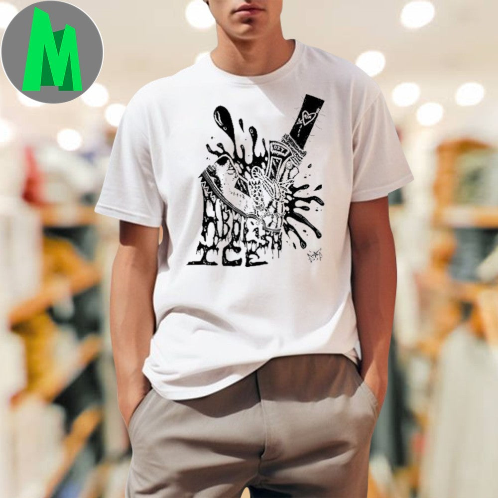 Abolish ICE Anti-ICE Protest Graphic - Adult & Kids T-Shirts, Sweatshirts & Hoodies apparel design preview 1