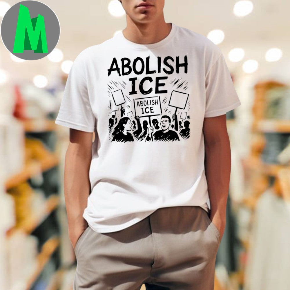 Abolish Ice Protest March Immigration Justice - Adult & Kids T-Shirts, Sweatshirts & Hoodies apparel design preview 1
