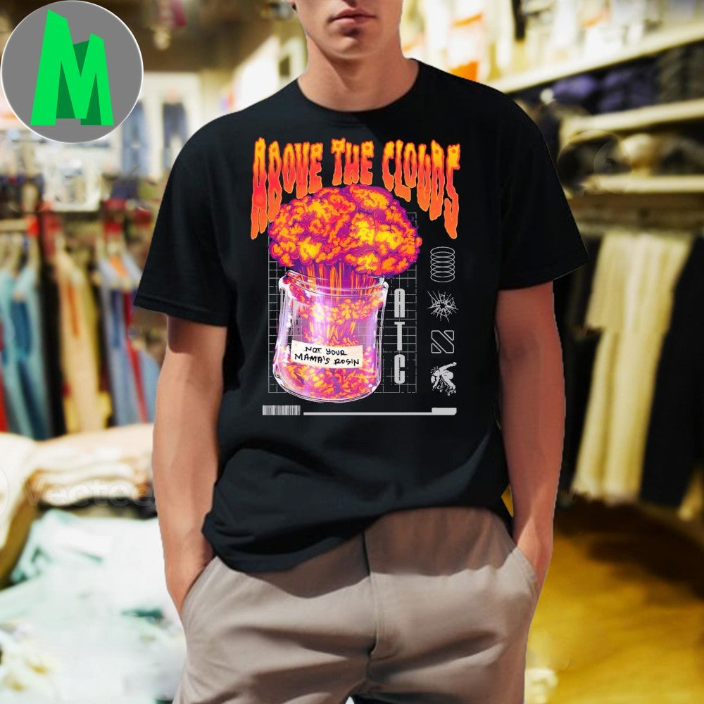 Above The Clouds Mushroom Cloud Lab Graphic - Adult & Kids T-Shirts, Sweatshirts & Hoodies apparel design preview 1