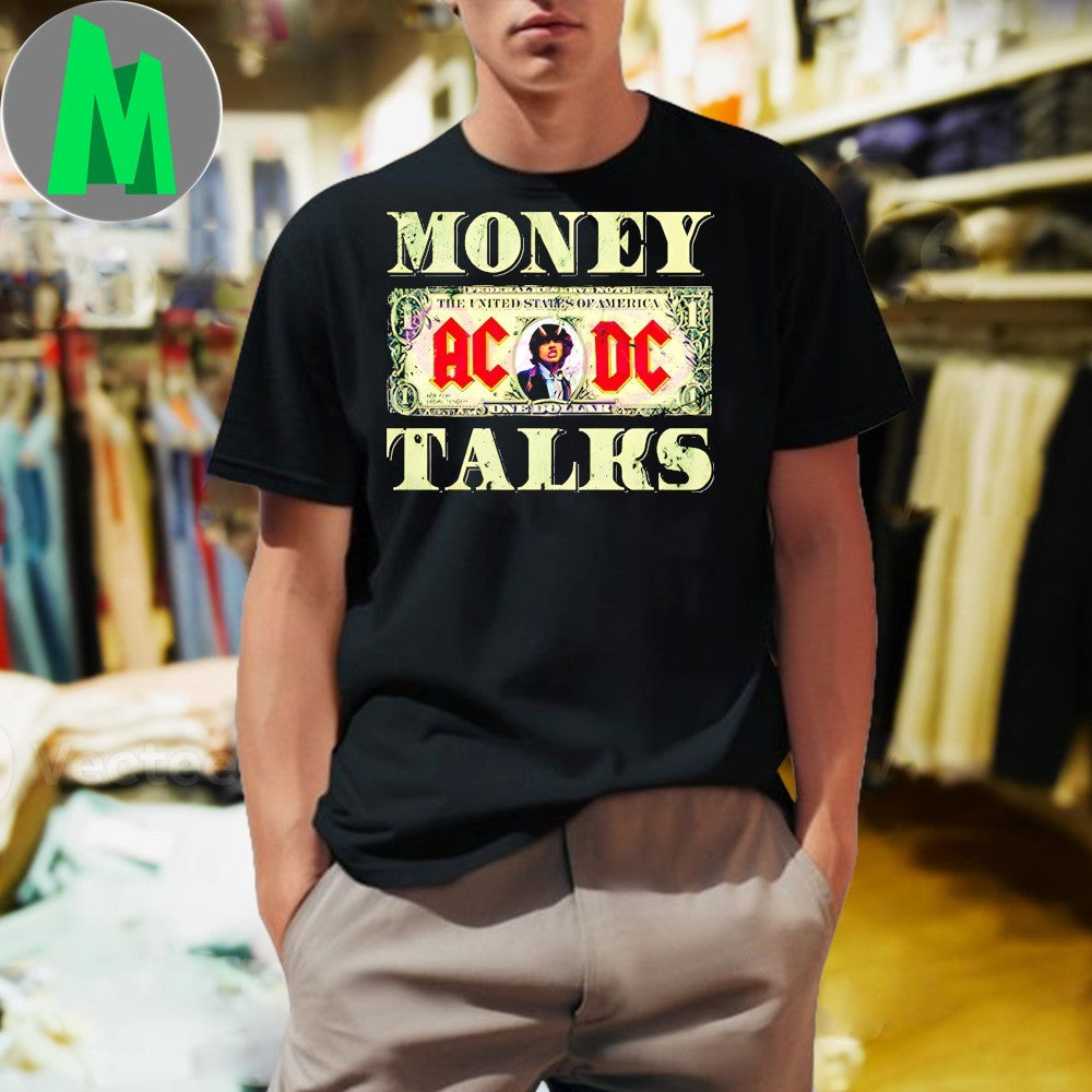 Acdc Money Talks Rock Band Dollar - Adult & Kids T-Shirts, Sweatshirts & Hoodies apparel design preview 1