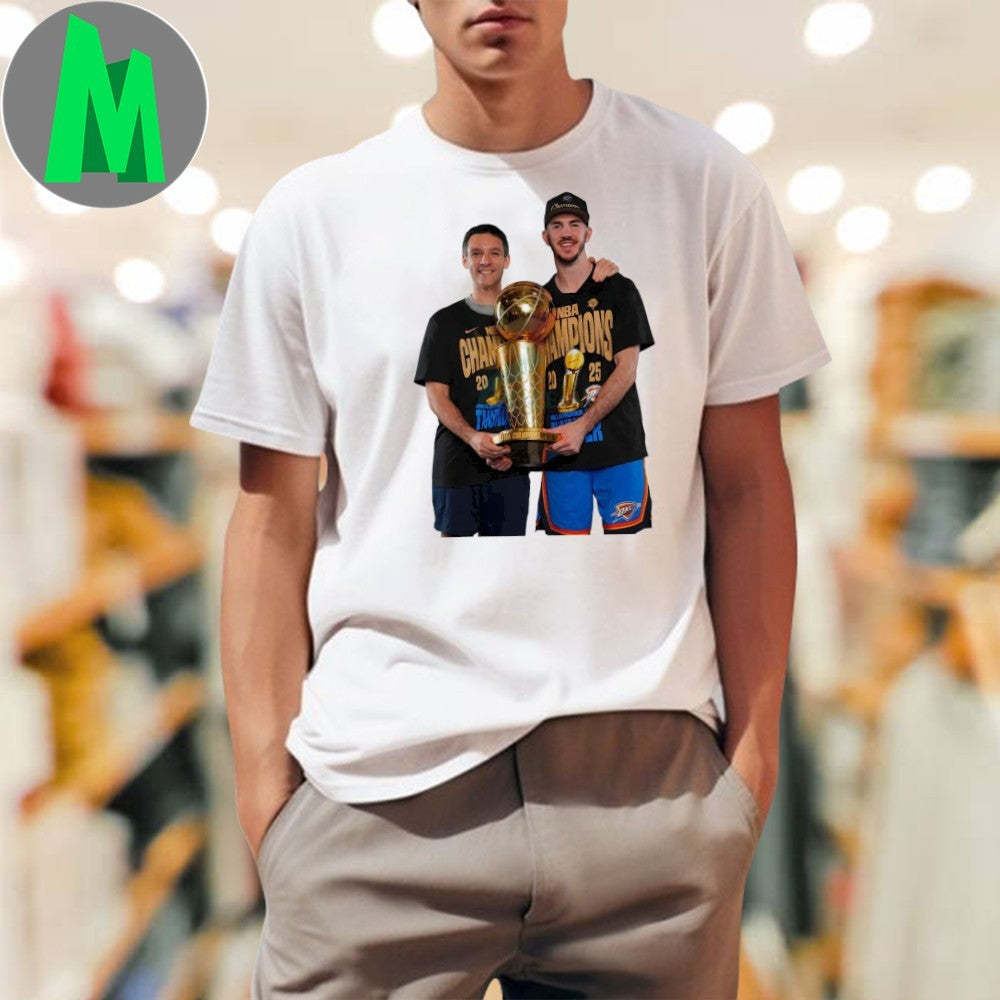 Alex Caruso Mark Daigneault From G League To 2025 Nba - Adult & Kids T-Shirts, Sweatshirts & Hoodies apparel design preview 1