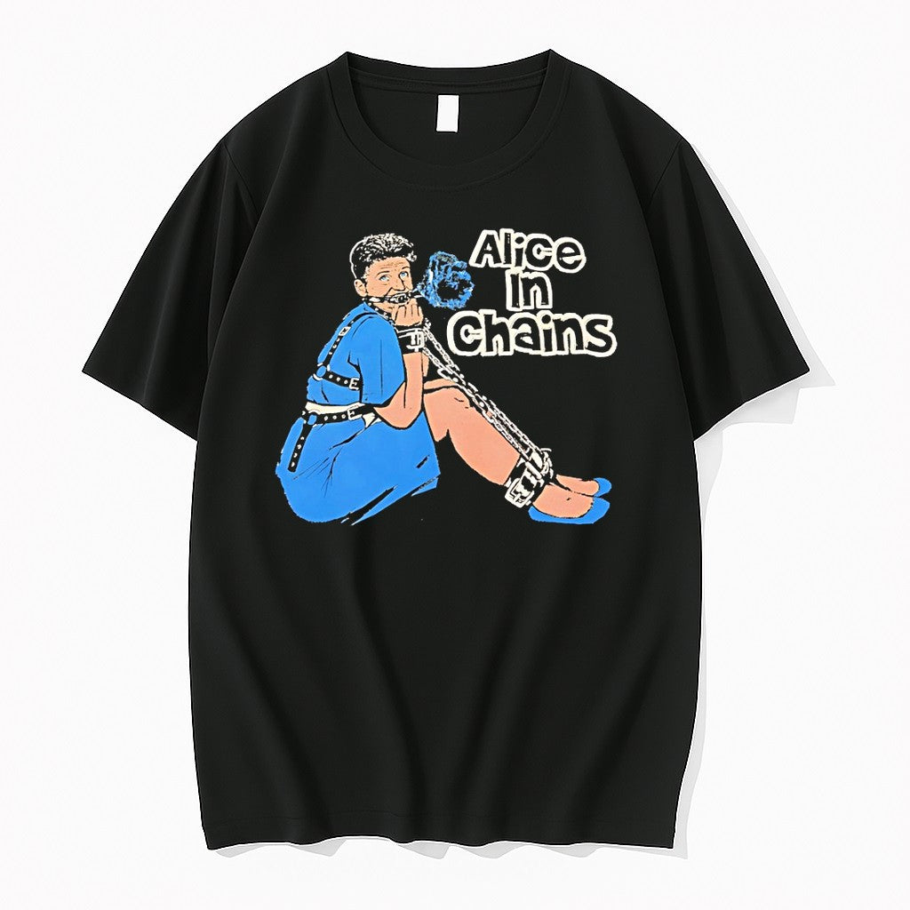 Official Alice Brady Bunch In Chains Cartoon Jpg - Adult & Kids T-Shirts, Sweatshirts & Hoodies apparel design preview 1