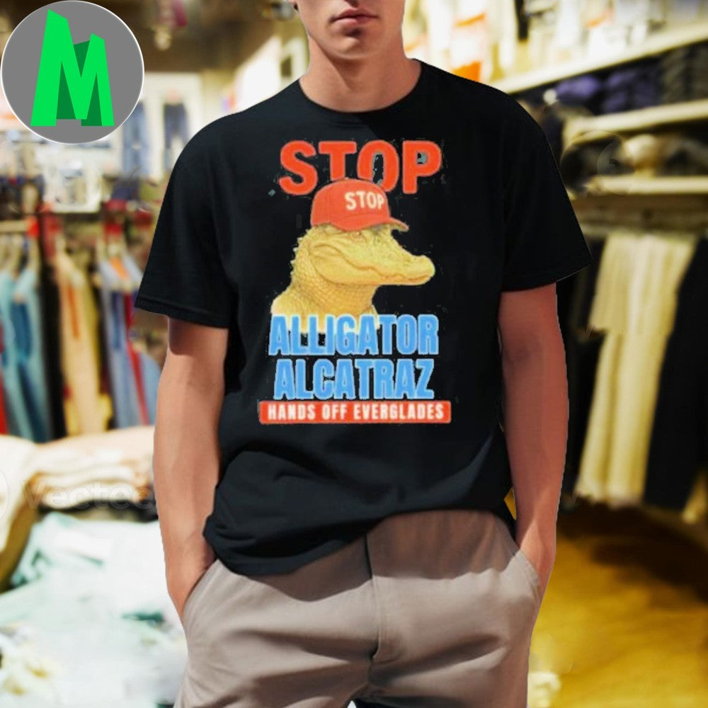 Anti Alligator Alcatraz - Adult & Kids T-Shirts, Sweatshirts & Hoodies apparel design preview 1