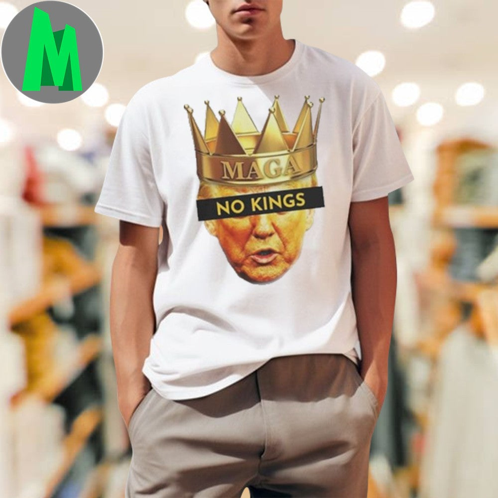Anti-Trump No Kings MAGA Crown Republic - Adult & Kids T-Shirts, Sweatshirts & Hoodies apparel design preview 1