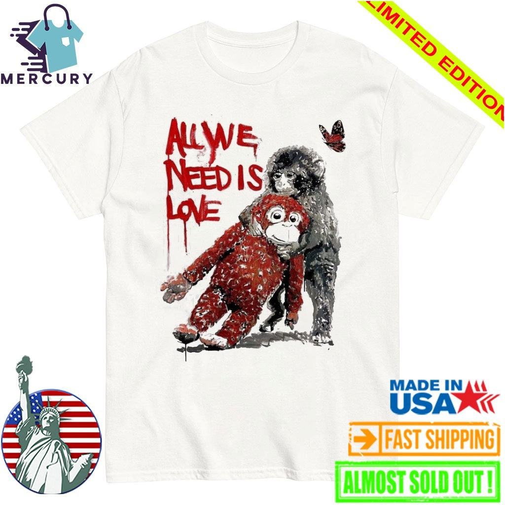 Baby Monkey Punch Japan Zoo With Ikea Doll Toy All We - Adult & Kids T-Shirts, Sweatshirts & Hoodies apparel design preview 1