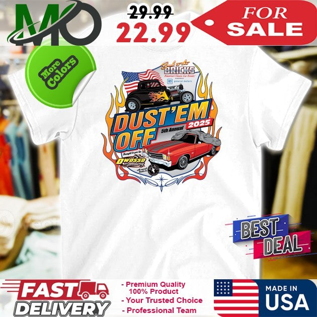 Back To The Bricks America's Classic Car Events Dust - Adult & Kids T-Shirts, Sweatshirts & Hoodies apparel design preview 1