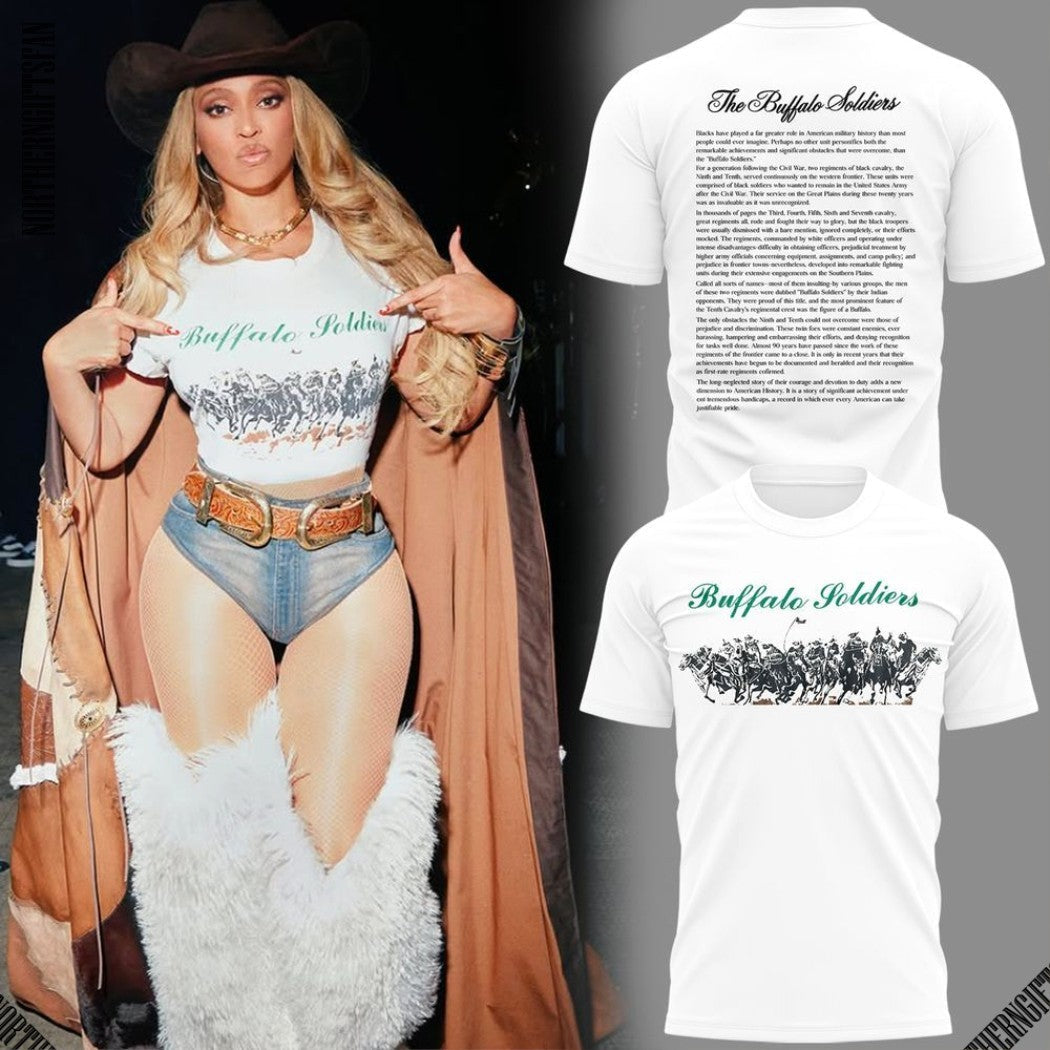 Beyoncé Buffalo Soldier 2025 - Adult & Kids T-Shirts, Sweatshirts & Hoodies apparel design preview 1