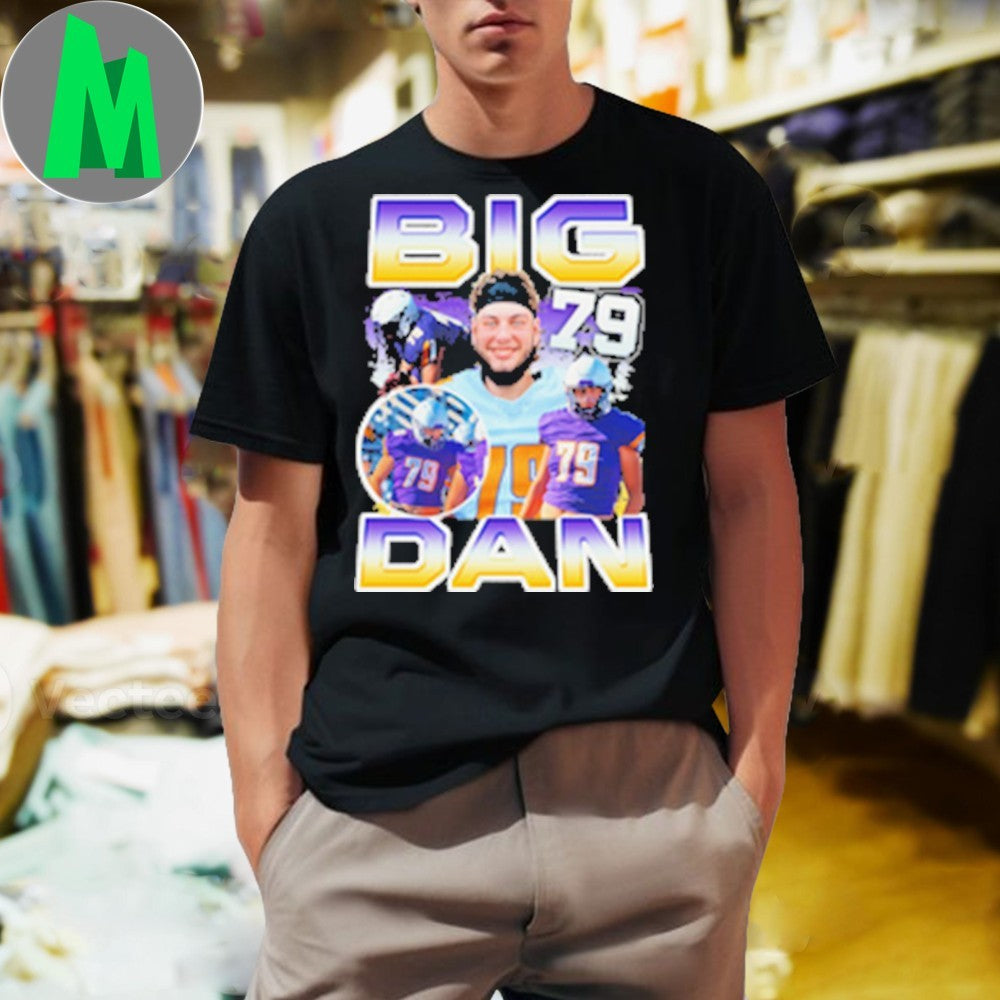 Big Dan Daniel Zdroik #79 Football Player - Adult & Kids T-Shirts, Sweatshirts & Hoodies apparel design preview 1