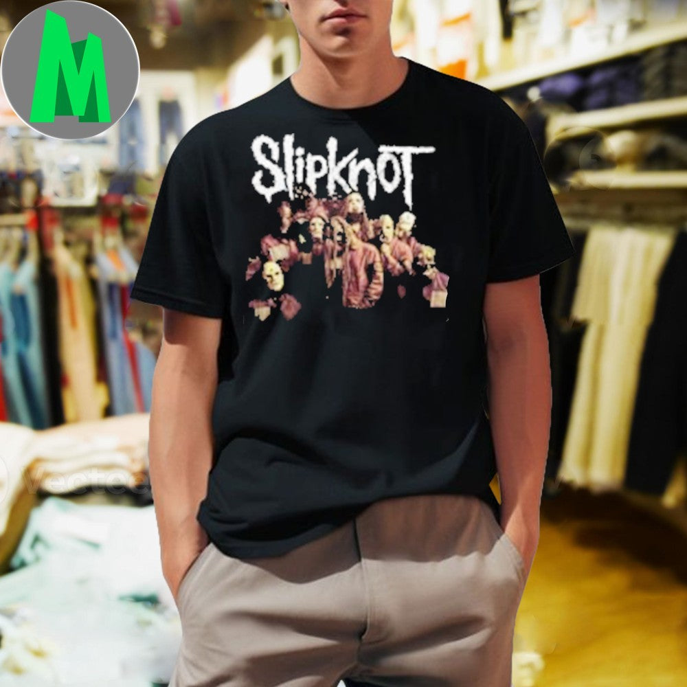 Black Slipknot Europe Tour 2025 Band Graphic - Adult & Kids T-Shirts, Sweatshirts & Hoodies apparel design preview 1