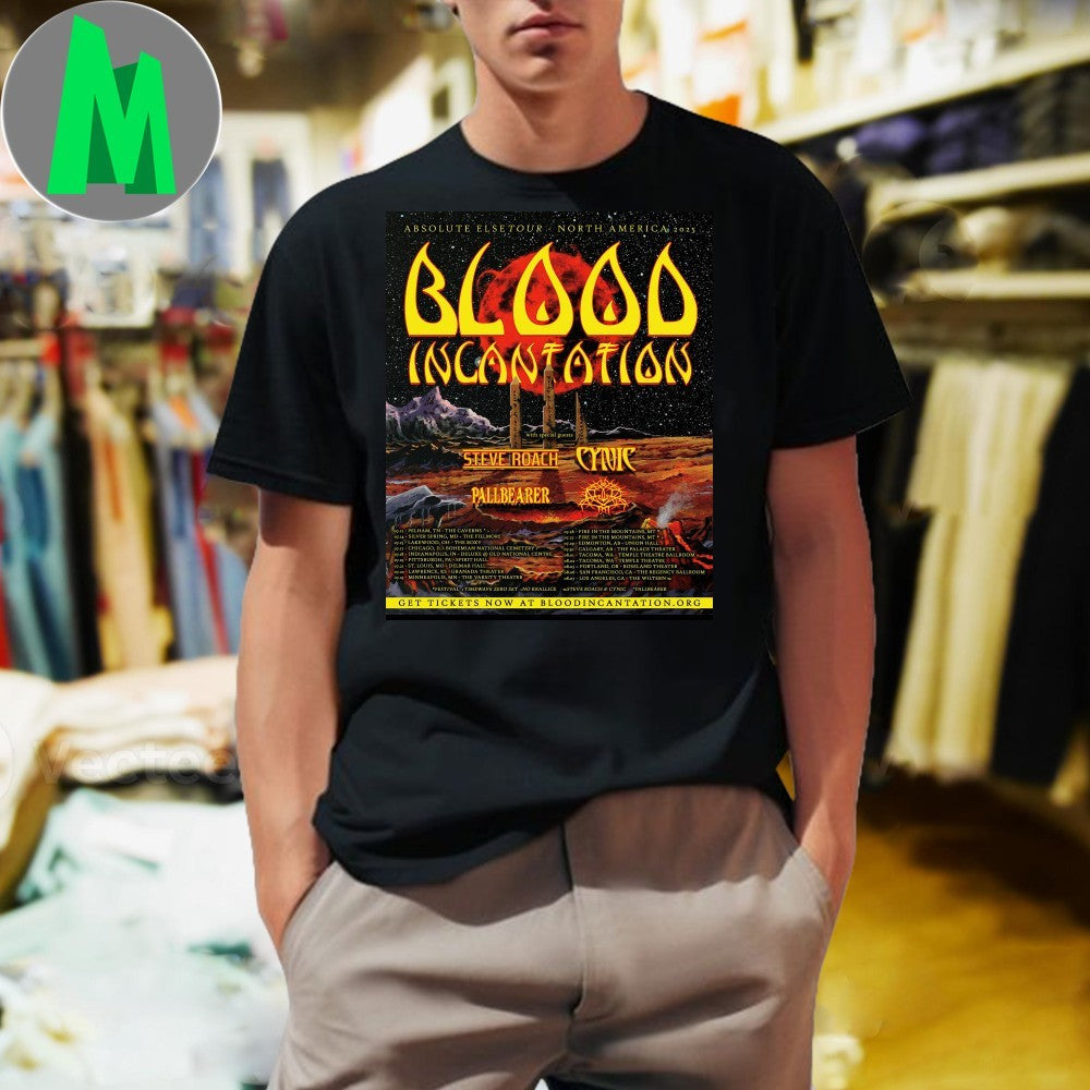 Blood Incantation Absolute Else North America 2025 - Adult & Kids T-Shirts, Sweatshirts & Hoodies apparel design preview 1