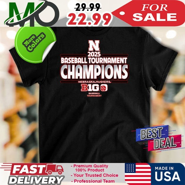 Blue 84 Scarlet Nebraska Huskers 2025 Big Ten - Adult & Kids T-Shirts, Sweatshirts & Hoodies apparel design preview 1