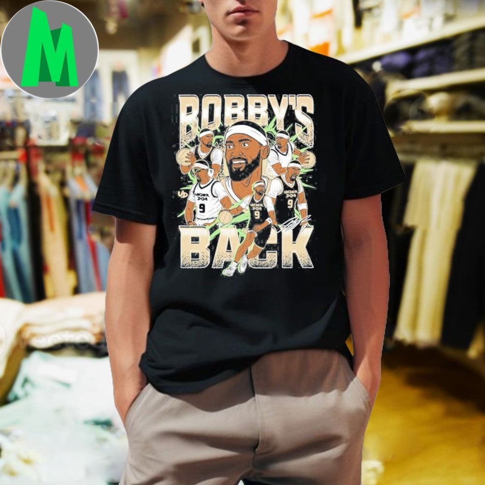 Bobby Portis Bobby's Back Milwaukee Bucks Basketball - Adult & Kids T-Shirts, Sweatshirts & Hoodies apparel design preview 1