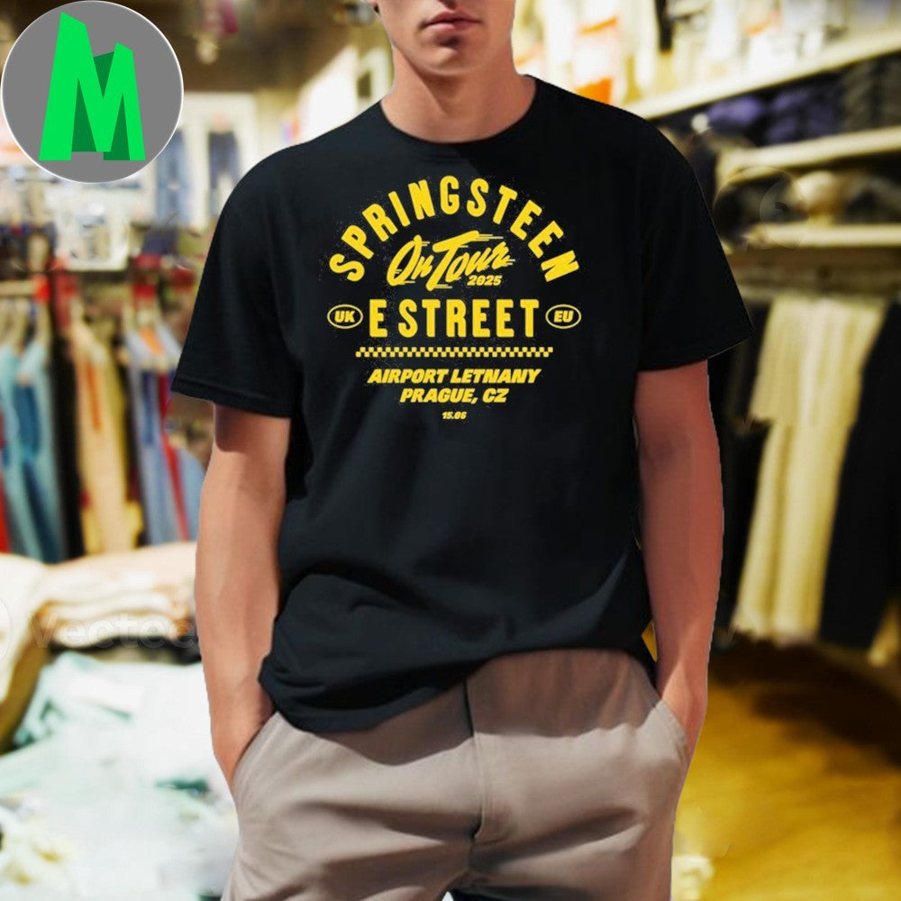 Bruce Springsteen 2025 E Street Band Prague Concert - Adult & Kids T-Shirts, Sweatshirts & Hoodies apparel design preview 1