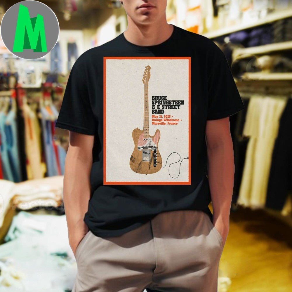 Bruce Springsteen E Street Band 2025 Marseille - Adult & Kids T-Shirts, Sweatshirts & Hoodies apparel design preview 1