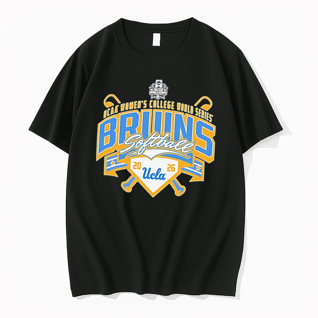 Official Bruins Softball Womens College World Series - Adult & Kids T-Shirts, Sweatshirts & Hoodies apparel design preview 1