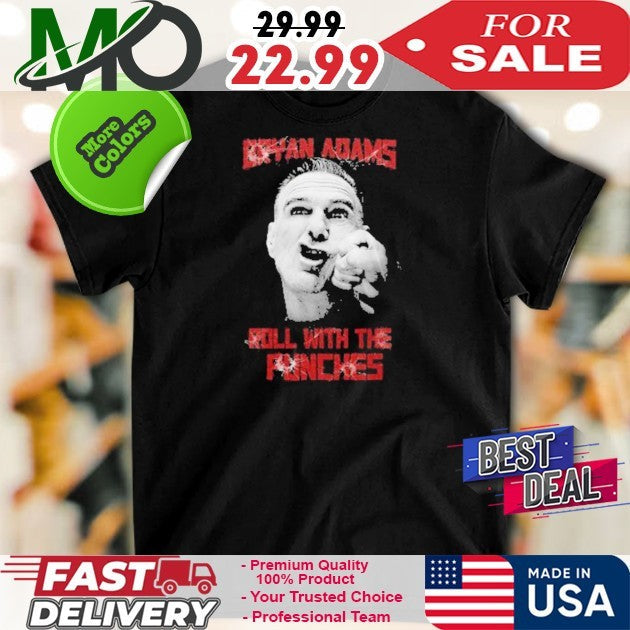Bryan Adams Roll With The Punches - Adult & Kids T-Shirts, Sweatshirts & Hoodies apparel design preview 1