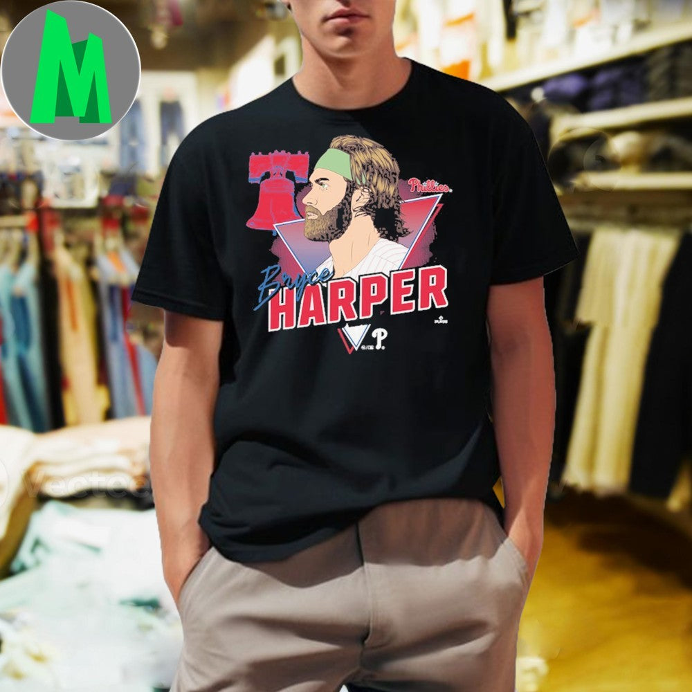 Bryce Harper Philadelphia Phillies Caricature Fan - Adult & Kids T-Shirts, Sweatshirts & Hoodies apparel design preview 1