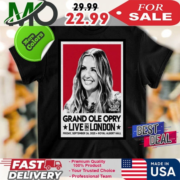 Carly Pearce Sep 26 2025 Royal Albert Hall London - Adult & Kids T-Shirts, Sweatshirts & Hoodies apparel design preview 1