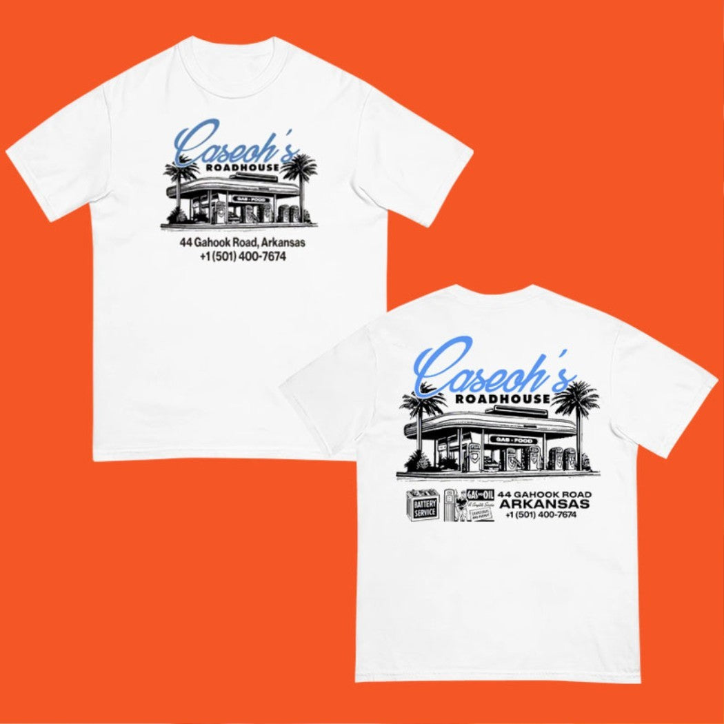 Caseoh's Roadhouse Arkansas Retro Diner Style - Adult & Kids T-Shirts, Sweatshirts & Hoodies apparel design preview 1