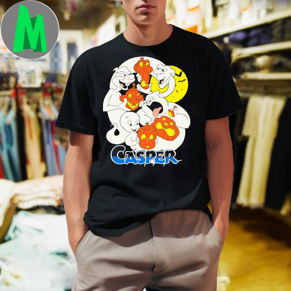 Casper The Friendly Ghost Halloween Party Cartoon Fan - Adult & Kids T-Shirts, Sweatshirts & Hoodies apparel design preview 1