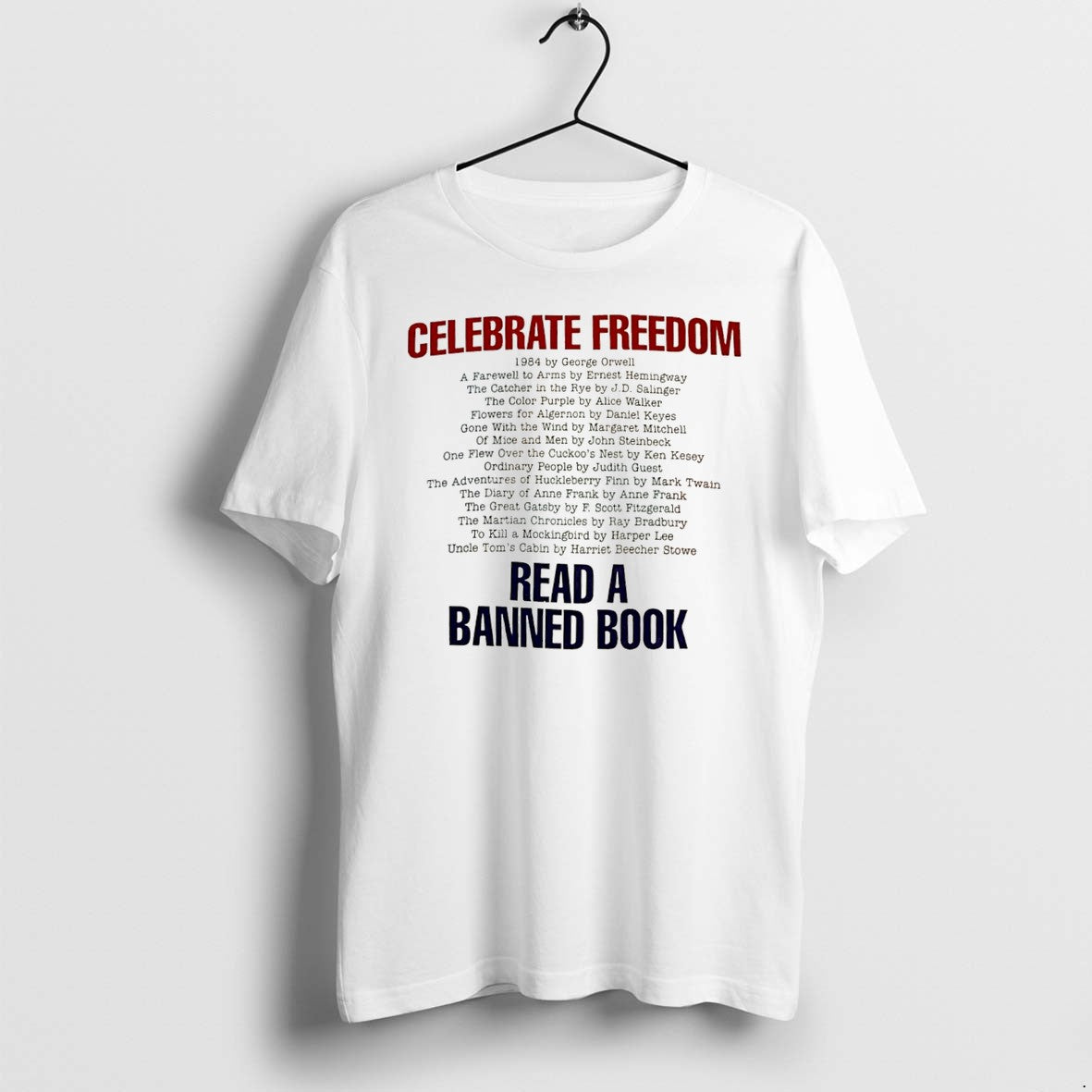 Official Celebrate Freedom 1984 Read A Banned Book - Adult & Kids T-Shirts, Sweatshirts & Hoodies apparel design preview 1