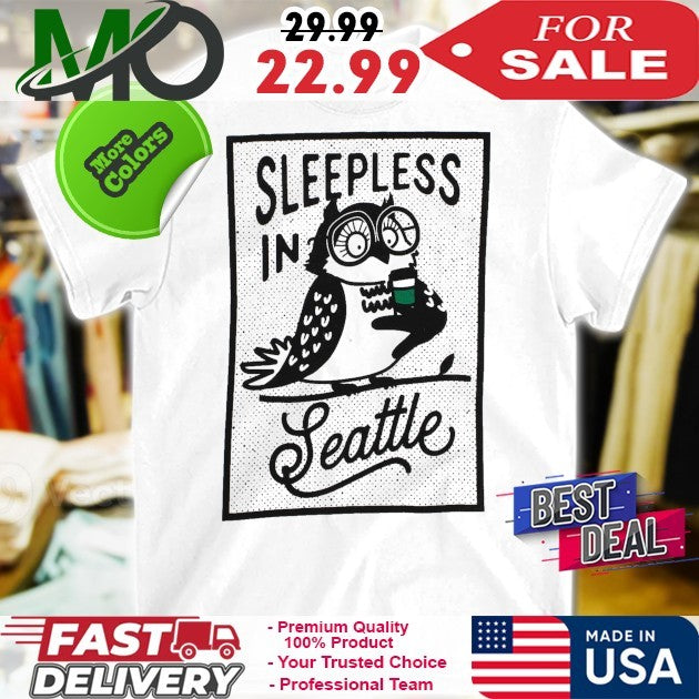 Chalo Seattle Sleepless in - Adult & Kids T-Shirts, Sweatshirts & Hoodies apparel design preview 1