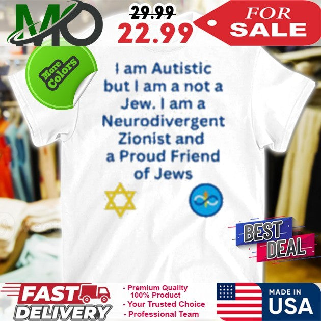 Charlie Keeble Autistic Neurodivergent Zionist Proud - Adult & Kids T-Shirts, Sweatshirts & Hoodies apparel design preview 1