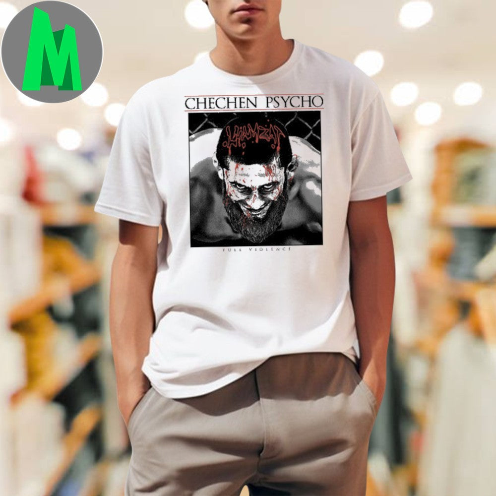 Chechen Psycho Full Violence MMA Fighter Graphic - Adult & Kids T-Shirts, Sweatshirts & Hoodies apparel design preview 1