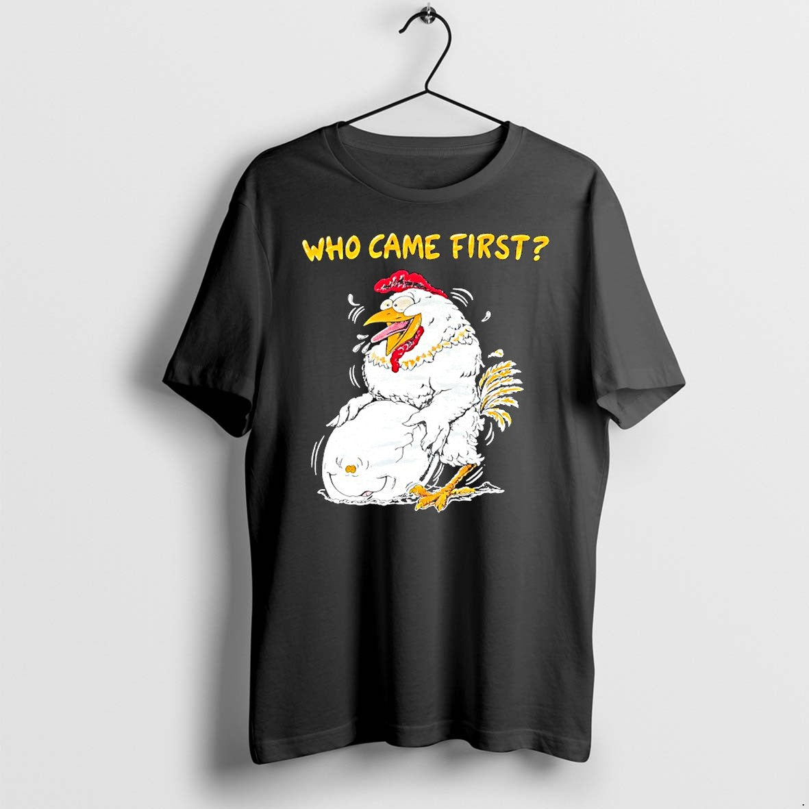 Official Chicken And Egg Who Came First Funny Jpg - Adult & Kids T-Shirts, Sweatshirts & Hoodies apparel design preview 1