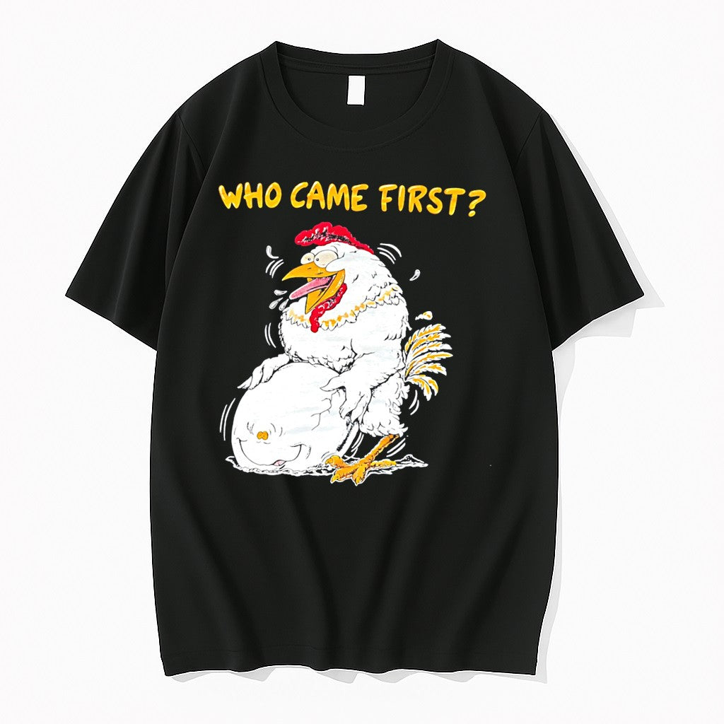 Official Chicken And Egg Who Came First Funny Jpg - Adult & Kids T-Shirts, Sweatshirts & Hoodies apparel design preview 1