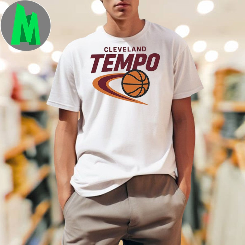 Cleveland Tempo Basketball Team Logo - Adult & Kids T-Shirts, Sweatshirts & Hoodies apparel design preview 1