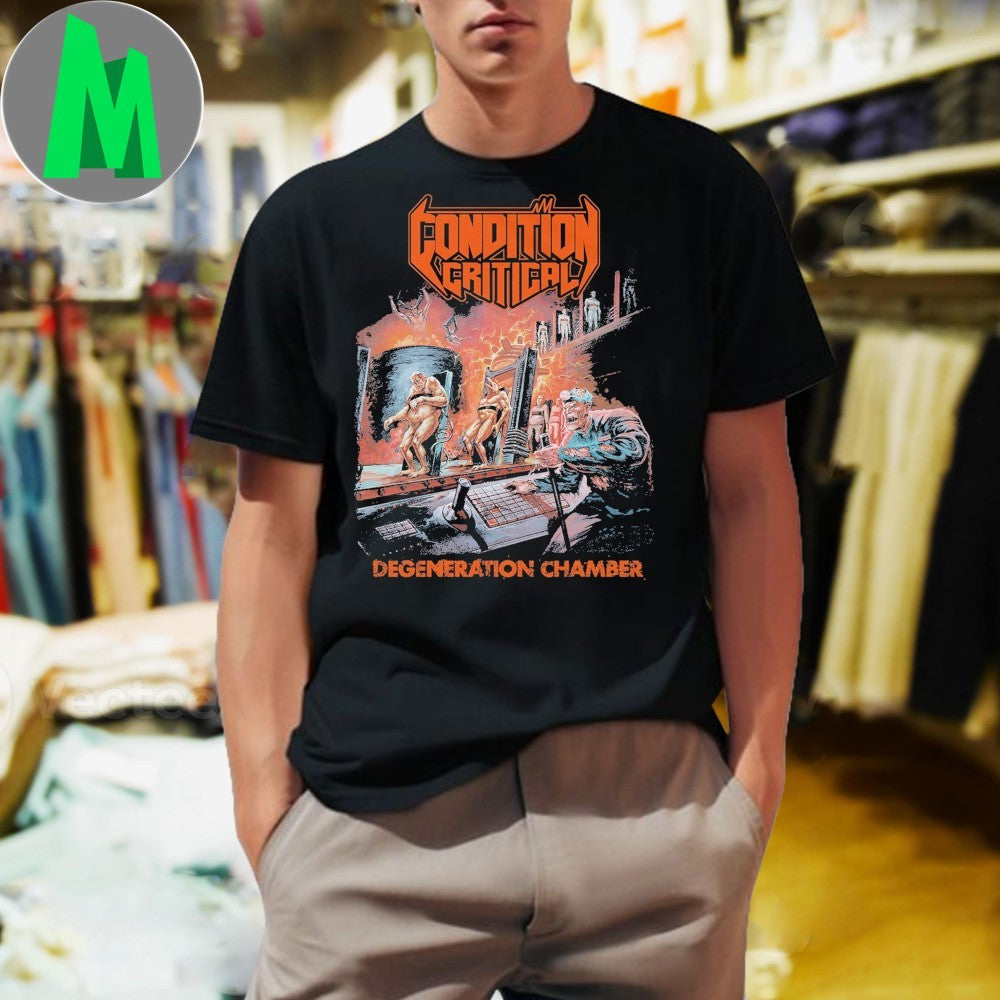 Condition Critical Degeneration Chamber Metal Band - Adult & Kids T-Shirts, Sweatshirts & Hoodies apparel design preview 1