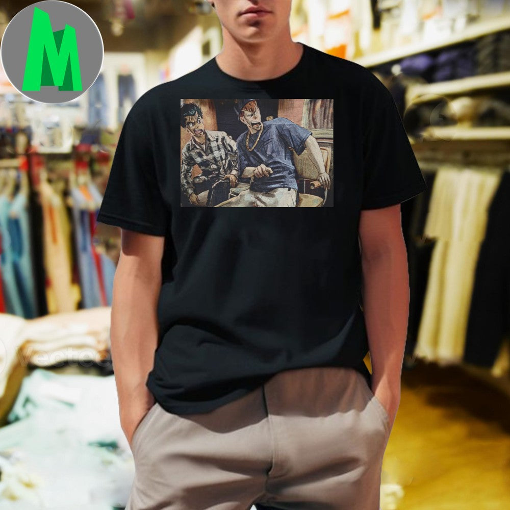 Daaamn Urameshi Yusuke and Kazuma Kuwabara - Adult & Kids T-Shirts, Sweatshirts & Hoodies apparel design preview 1